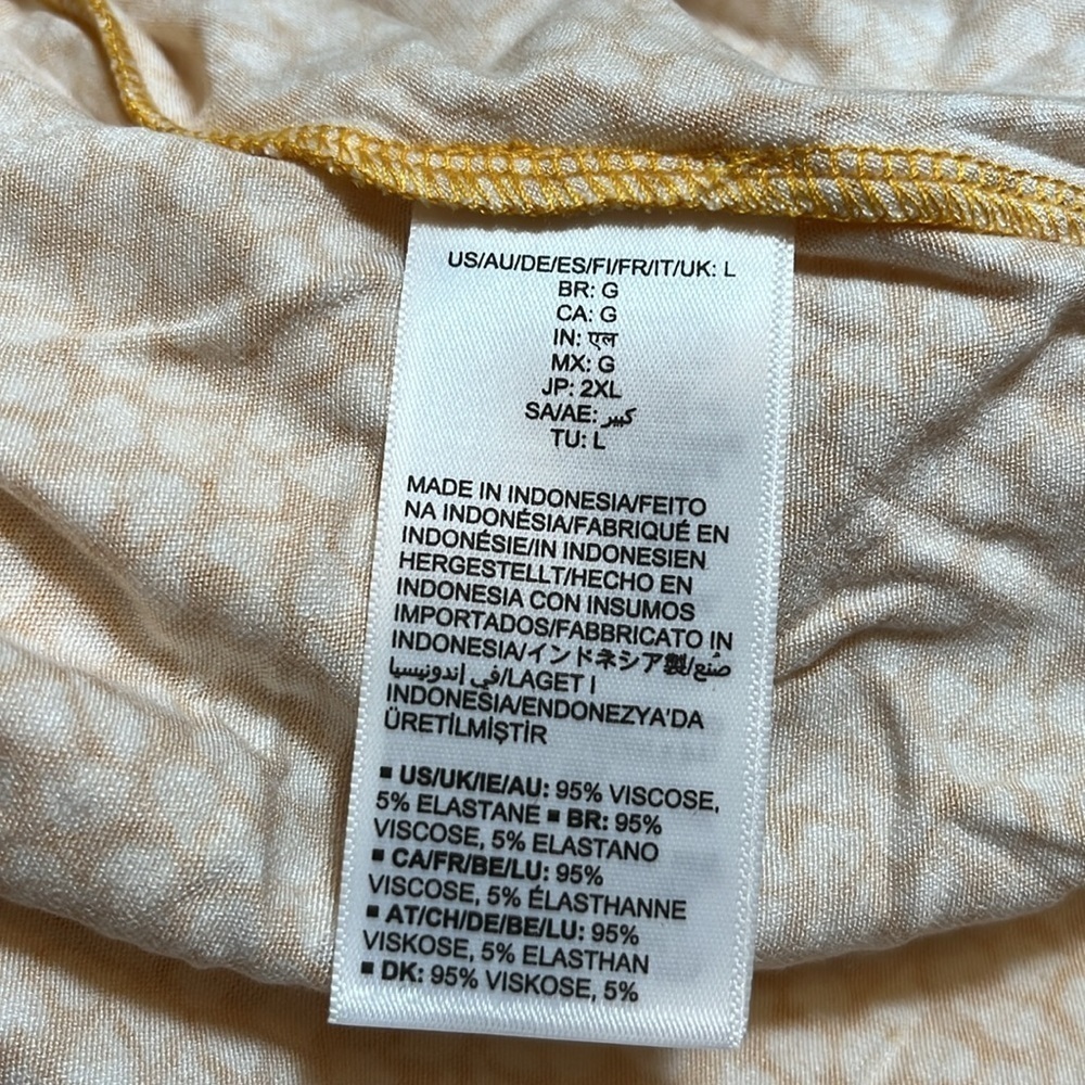 NWT Amazon Essentials Yellow Tulips Tank Swing Dress - Picture 10 of 12